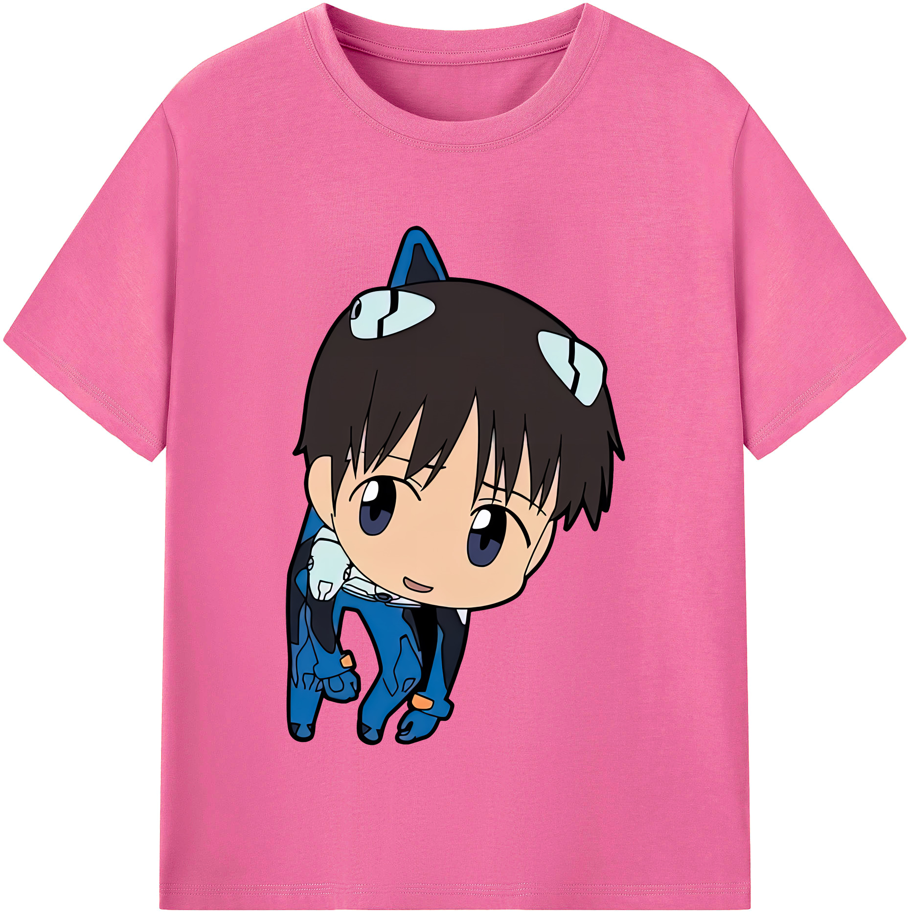 （画像用） EVA 新世紀エヴァンゲリオン レディースカジュアルプリントTシャツ（綿100％）